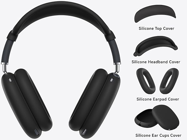 Silicone Case Cover for AirPods Max Headphones