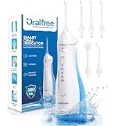 Water Dental Flosser Cordless for Teeth Cleaning - 4 Modes Oral Irrigator 300ML Braces Flossers C...