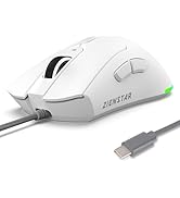 HXMJ Wired USB C Gaming Mice,7200DPI,Ergonomic Mouse with RGB Backlit for Apple MacBook,Computer ...