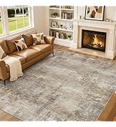 ELLIUNE 8x10 Washable Area Rugs for Living Room, Non Slip Soft Large Rugs for Bedroom Dining Room...