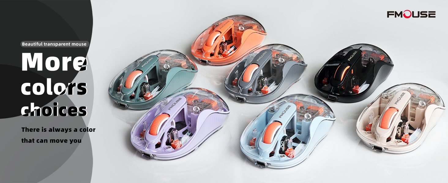 Transparent Bluetooth Mice