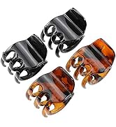 minihope Women's And Girls`s Classics 4 Medium Claw Clips, Great for Easily Pulling Up Your Hair,...