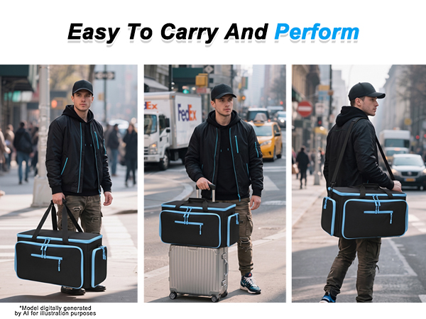 MYDAYS Large DJ Cable Bag