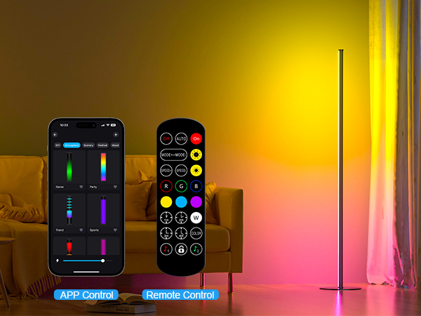 corner led lamp