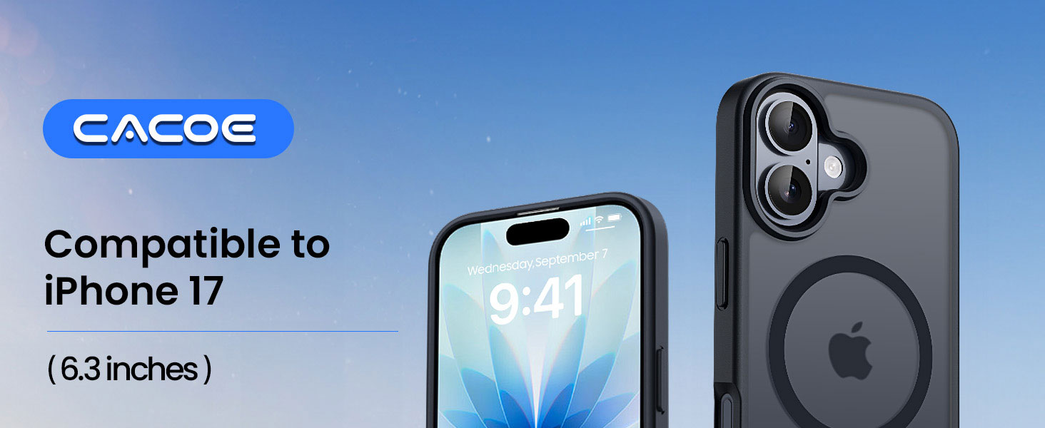 CACOE Magnetic Case for iPhone 17 6.3 inch