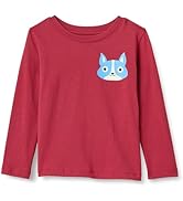 Essentials Boys and Toddlers' Long-Sleeve Cotton T-Shirts