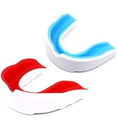 Sports Mouth Guard for Kids and Youth,2 Pcs Boys Girls Mouthguard with Case (BPA Free) for Boxing...