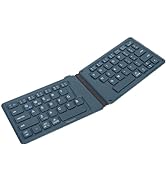 Targus Ergonomic Foldable Bluetooth Keyboard, Split Travel Keyboard Wireless, Rechargeable Portab...