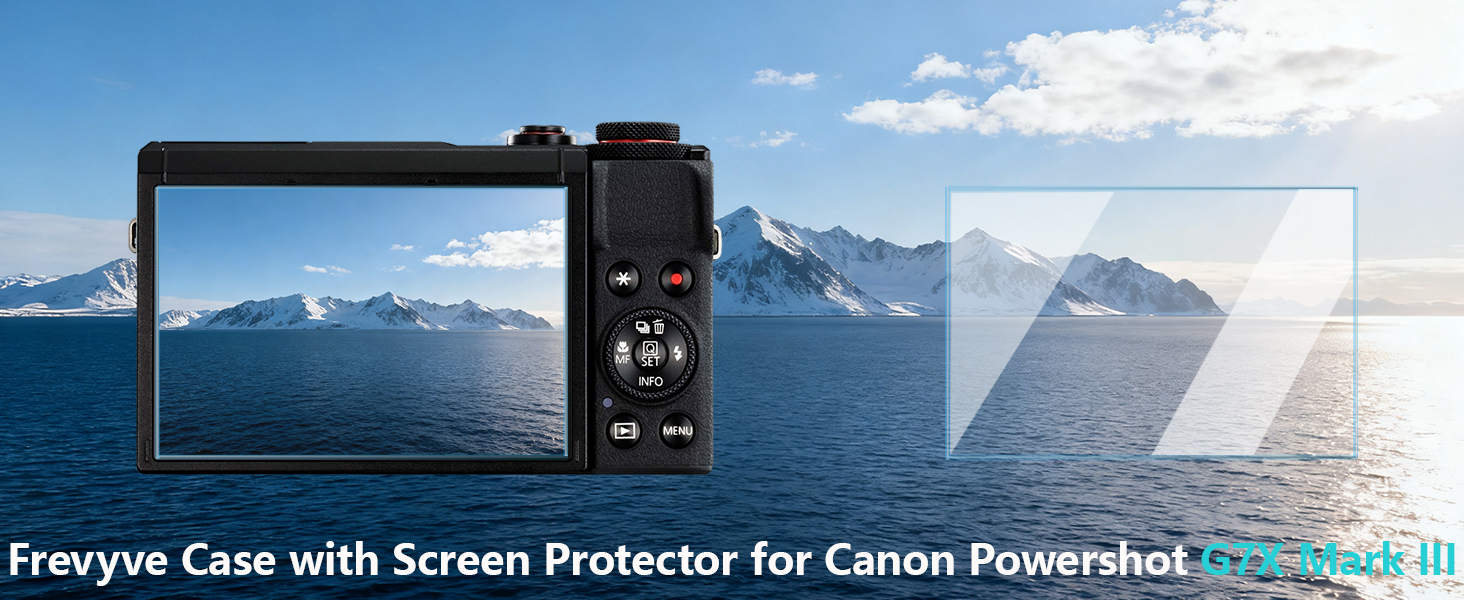 g7x iii black case rubber case camera cover gx 7 mark iii protector cover screen protector