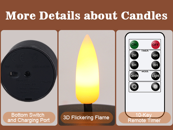rechargeable tea lights