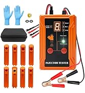 Universal Fuel Injector Tester and Cleaner Tool Kit, DIY Cleaning Tool Kit with 8 Size Cleaning A...