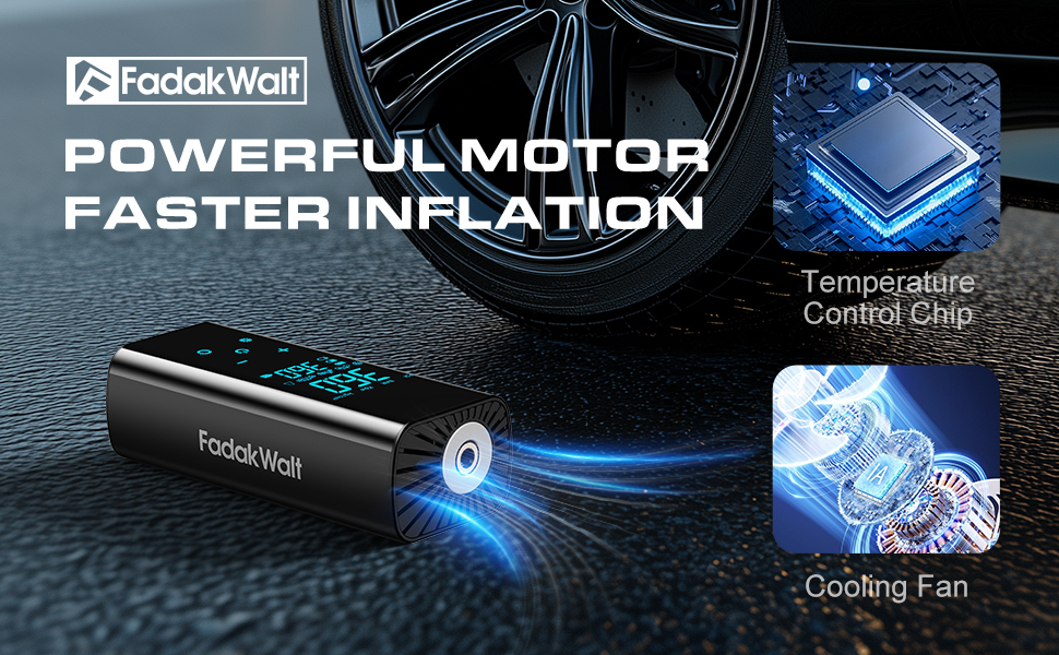 FADAKWALT Tire Inflator Portable Air Compressor