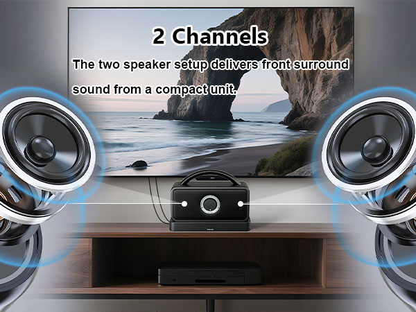 Ideal as a bedside speaker for TV