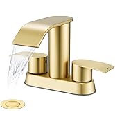 Ultimate Unicorn Bathroom Faucet for Sink Brushed Gold, 4 Inch Bathroom Sink Faucet for Sink 3 Ho...