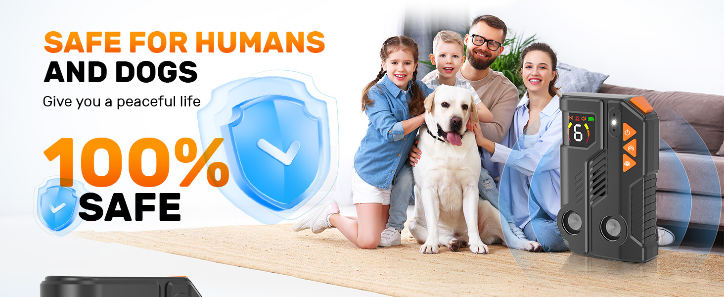 Safe for humans and dogs dog barking deterrent devices