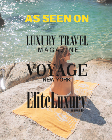 Luxury Turkish towel as seen in top magazines – soft, absorbent, and perfect for the beach.