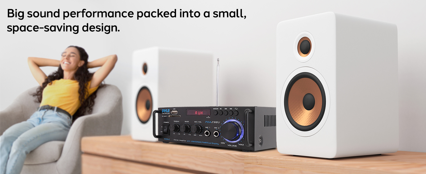 home stereo system components amplifier amp audio receiver bluetooth amplificador canales