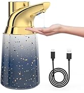 Summon The Elves Adjustable Automatic Soap Dispenser Touchless,4 Adjustable Levels,Ceramic Materi...