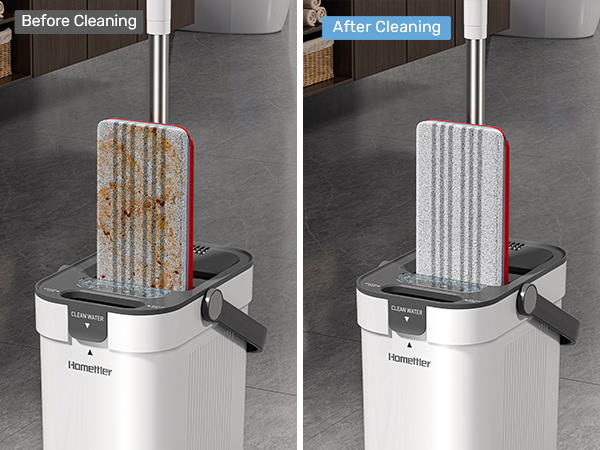 flat mop and bucket system
