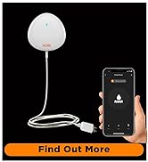 MOBI Smart Home 2.4GHz WiFi Water Leak Sensor, Water Sensor, Water Detector Alarm; Water Leak