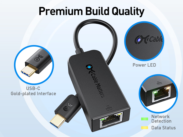 USB C to Ethernet Adapter
