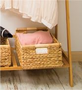 VATIMA Hyacinth Small Wicker Basket 11.6x8.1x4.9