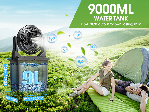 outdoor misting fan