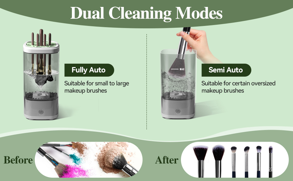 Auto Makeup Brush Cleaner