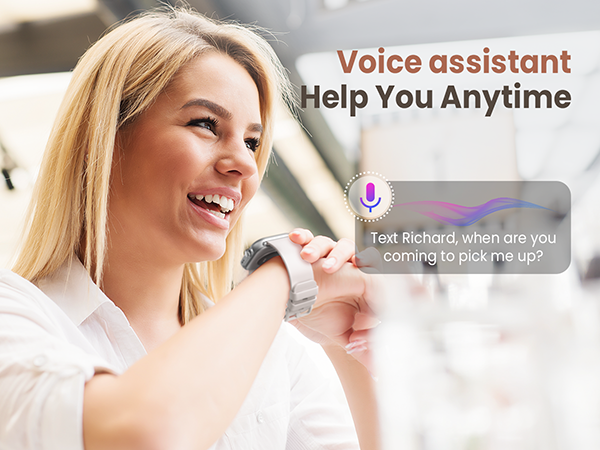 Smart Watches for Women with Voice Assistant