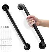 Grab Bars for Shower, Zynuhmo 2 Pack 16 Inch Anti Slip Stainless Steel Bathroom Safety Shower Gra...