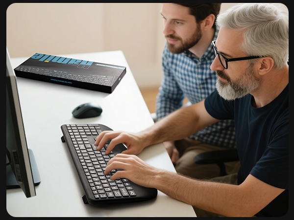 black keyboard wireless