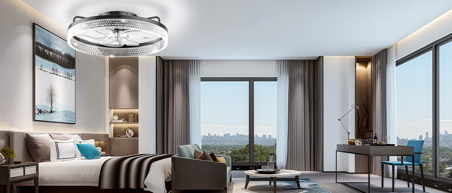 AIKVSXER ceiling fan with light