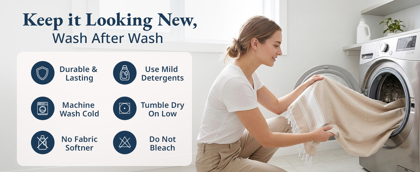 Easy Care, Long Lasting wash after wash