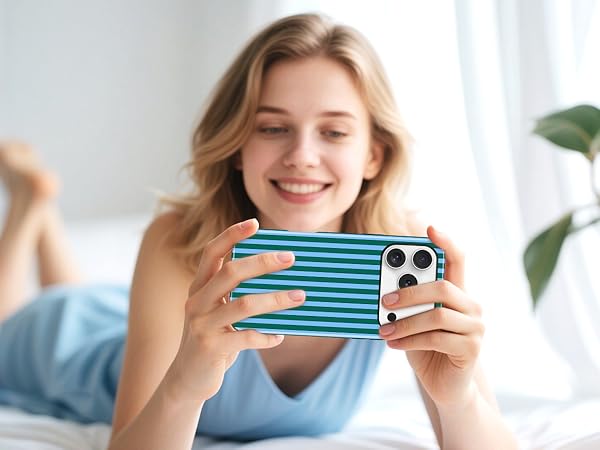 striped phone case