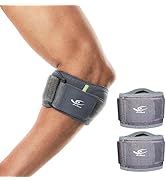 HiRui Elbow Brace with Gel Pad Support for Forearm Tension Relief, Tennis Elbow Brace Adjustable ...