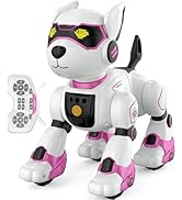 Robot Dog for Kids, Remote Control Dog with Voice Touch Interaction and lmitation Show, Programma...