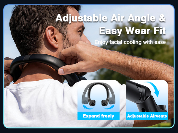 Adjustable Air Angle &amp; Easy Wear Fit