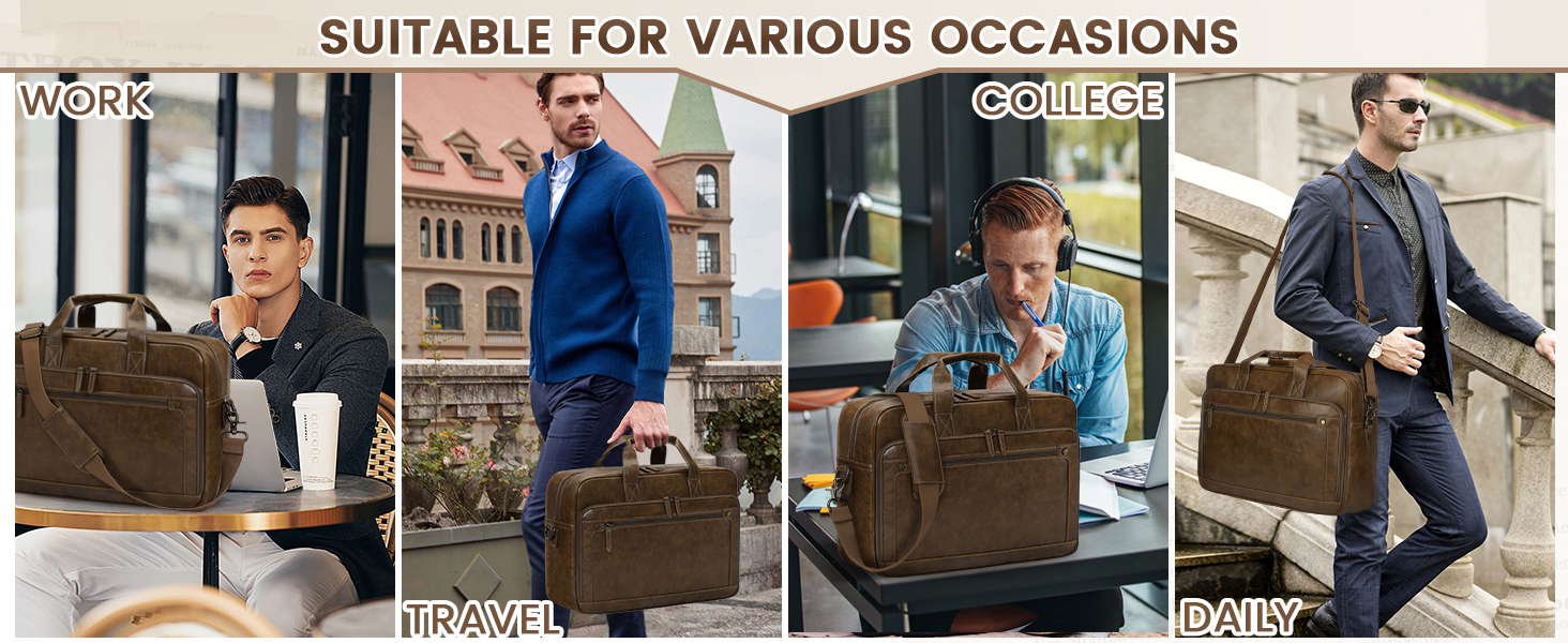 leather laptop bag