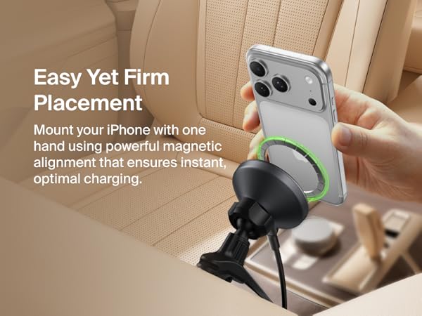 Wireless Charging Car Vent Mount
