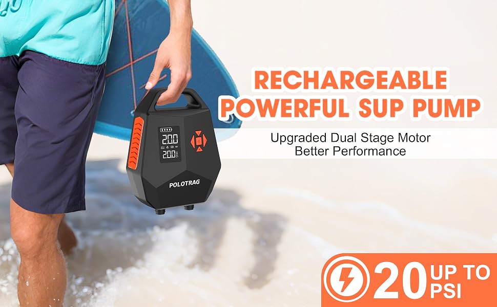 paddle board pump rechargeable