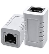 XANHAM RJ45 Coupler Ethernet Cable Extender Female to Female Connector Cat7 Cat6 Cat5e Cat5 LAN i...
