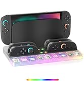 JDGPOKOO Charging Dock Station Compatible with Nintendo Switch 2 Joy-Con Controller Charger, Swit...