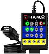 OBD-II Breakout Box, ELMCONFIG CAN Protocol Detector, Voltage Constant Tool with Short Circuit Pr...
