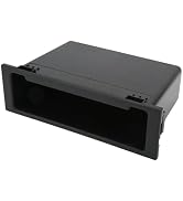 Hapivida Car Radio Storage Box, Tool-Free Single DIN Dash Stereo Pocket Center Console Organizer ...