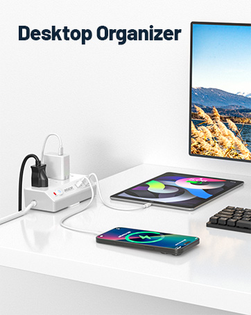 Desk Clamp Power Strip