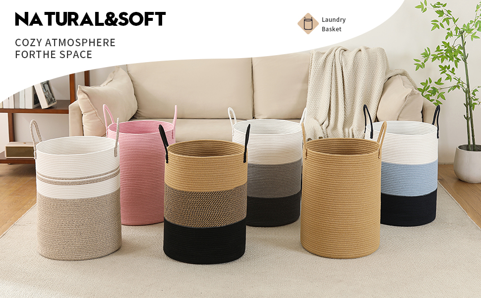 Large Blanket Basket