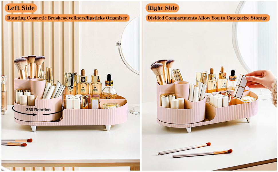360° Rotation Organizer &amp;amp; Large Capacity