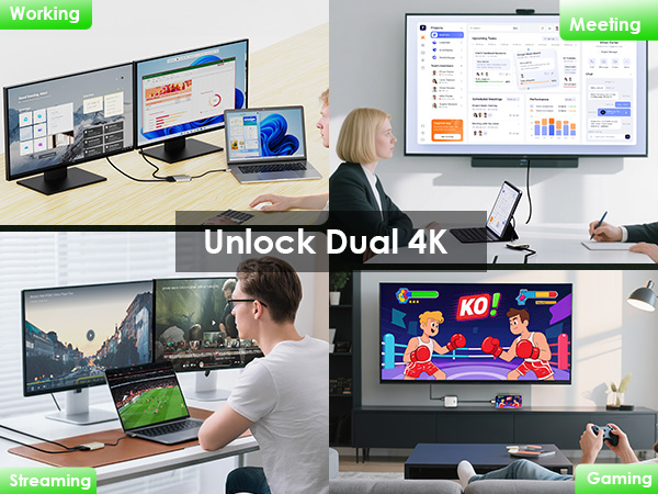 usb-c to dual hdmi adapter