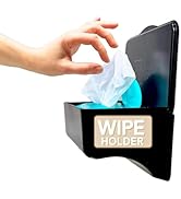 Bathroom Wipes Holder Dispenser with Shelf – Restroom Organizer &amp; Toilet Wipe Holder for Bathroom...