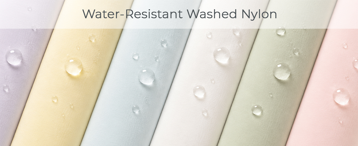 Water-Resistant Washed Nylon